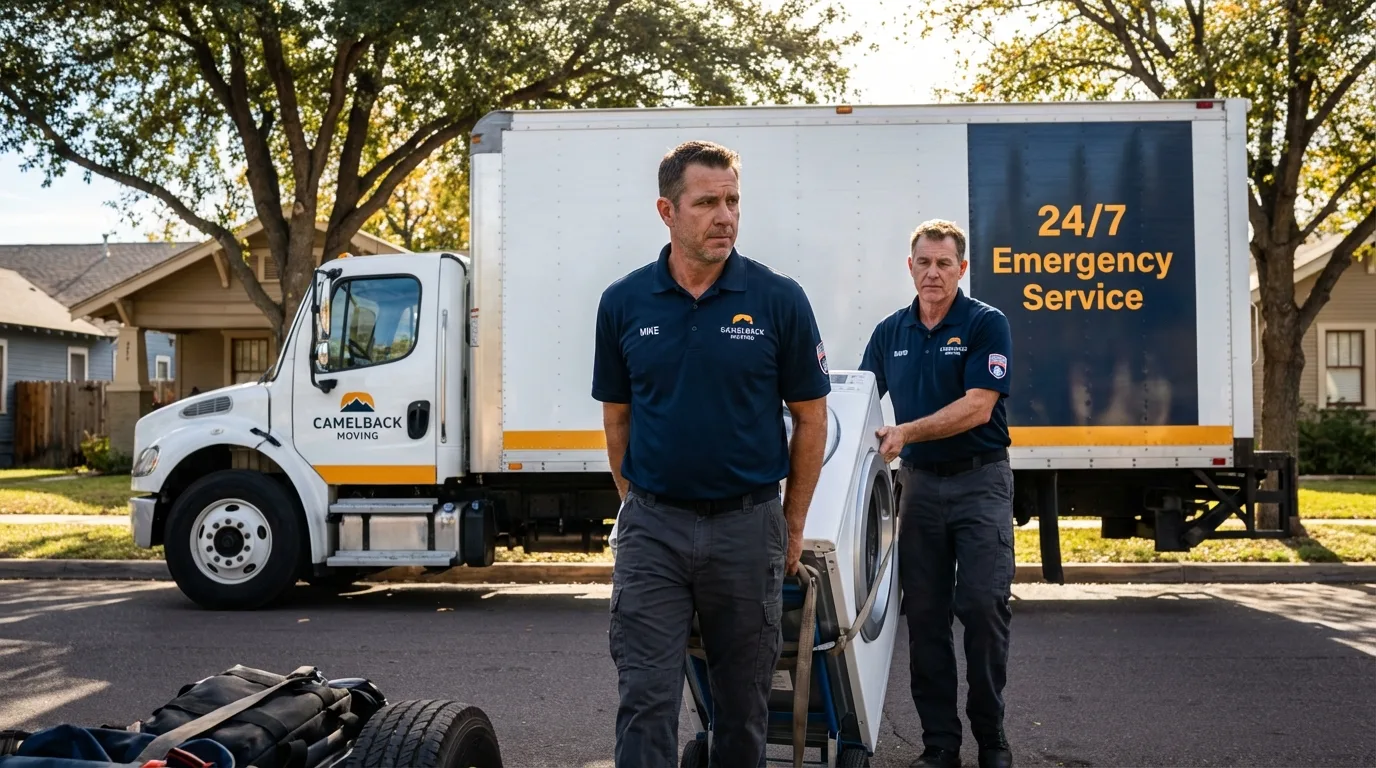 CamelBack Moving crew loading furniture in Prentiss, MS